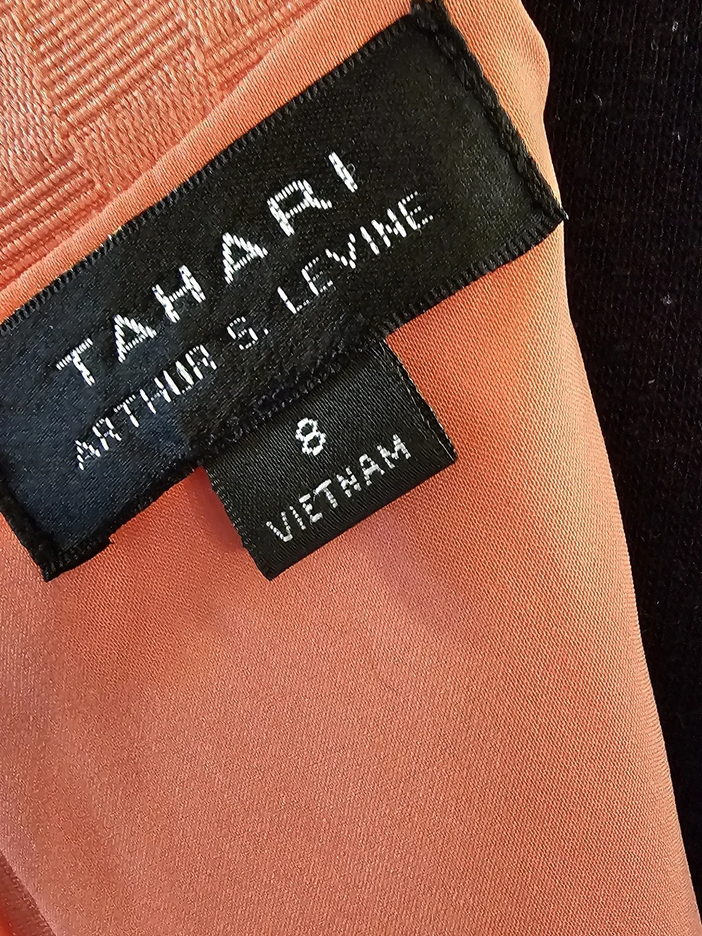 Tahari Coral Pink Dress - Picture 8 of 9